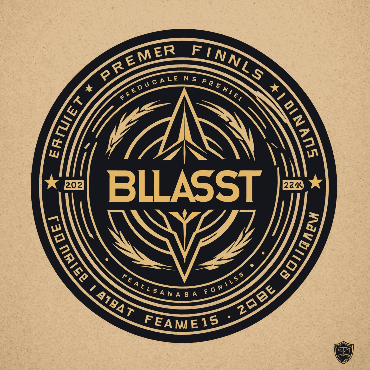 BLAST Premier Fall Finals 2024 logo with participating teams' logos arranged in a circle